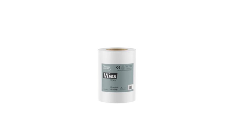 Eine Rolle Vlies (110 g/m²) von der Marke Franken Systems, 20 cm breit, 60 m lang. 